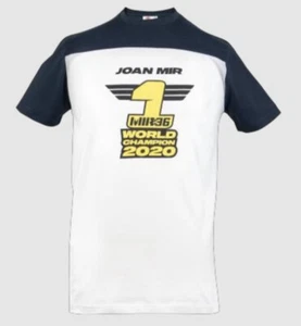 LTD EDITION MOTO GP JOAN MIR SUZUKI WORLD CHAMPIONSHIP WINNER ECSTAR T SHIRT SML - Picture 1 of 2