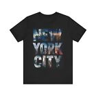 Schwarzes New York City Unisex T-Shirt