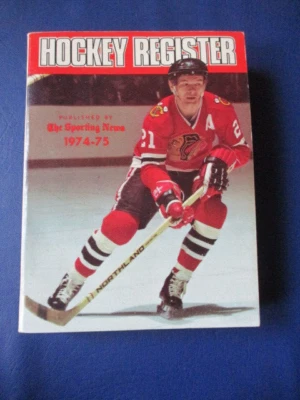 1974-75 The Hockey Register NHL Publication - Image 1 of 3