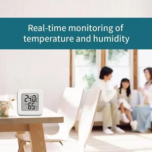 LCD Digital Indoor Outdoor Thermometer Hygrometers X7Z9 Wireless N8 Q5L4 - Picture 1 of 11