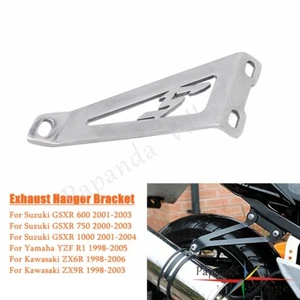 Exhaust Hanger Bracket For Suzuki GSXR 600 750 1000 Yamaha YZF R1 Kawasaki ZX6R - Picture 1 of 10