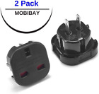 MOBIBAY 2 x UK to USA Adapter, Travel Power Plug Adaptor Type A/I for US Canada