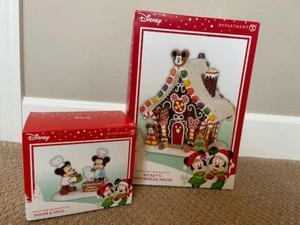 Department 56 Mickey's Gingerbread House AND Sugar & Spice - Disney - Picture 1 of 2