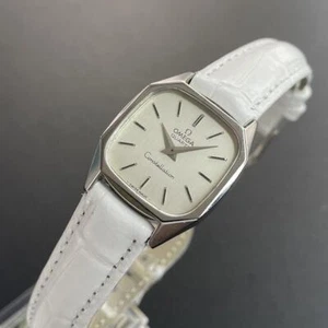 OMEGA Constellation Watch Octagon Silver Dial 23mm Ladies Antique Working - Picture 1 of 24