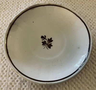 Alfred Meakin England Royal Ironstone China Copper TEA LEAF 5.5” Saucer Flaw - Image 1 of 3