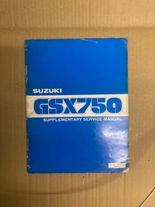 Suzuki GSX750 Genuine Workshop Supplement Manual - Picture 1 of 7