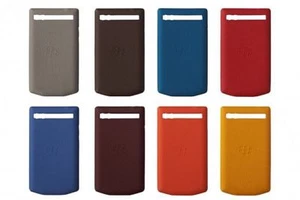 Coque arrière cuir Blackberry Porsche P9983 P'9983 NEUVE ORIGINALE - porte batterie - Photo 1 sur 9