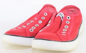 Converse All Star Chuckit Slip On Red Mesh Sneaker Mens Sz  6.5 Womens Sz 8.5 - Picture 1 of 12
