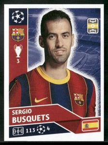 2020 STICKER SERGIO BUSQUETS FC BARCELONA #BAR9 - Picture 1 of 2