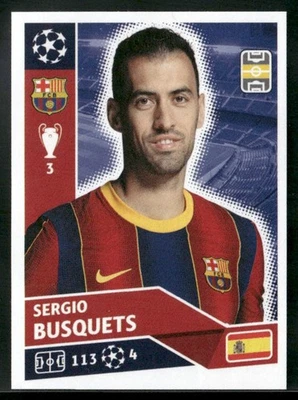 2020 STICKER SERGIO BUSQUETS FC BARCELONA #BAR9 - Image 1 of 2