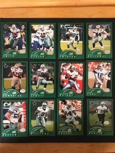 Topps Collection 2002 Dallas Cowboys Team Set 12 carte - Foto 1 di 1