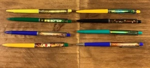 Vintage 8 lot Floating Floater Pens Graceland, New York, London Bridge + More - Picture 1 of 6