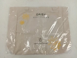 Daisy Marc Jacobs Beige Canvas Tote Bag with Yellow Floral Design - Brand New - Picture 1 of 7