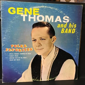 Gene Thomas POLKA FAVORITES Music Polish Lp Record STEREO Studio 5 7001S - Picture 1 of 9