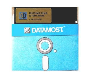RARE Missing Ring by Datamost for Apple+, Apple IIe, Apple IIc, & Apple IIGS - Picture 1 of 2