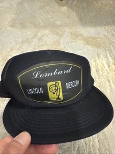 Vintage Mercury Lincoln  Automotive Cars Trucker Hat Snapback Sportscap Hat - Picture 1 of 8