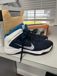 Zapatillas de baloncesto Nike Zoom Hyperquickness para hombre talla 15 azules - Imagen 1 de 6