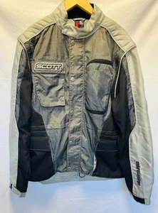 SCOTT Enduro San Diego Black Grey Men's Lightweight Motorcycle Jacket Size XL - Picture 1 of 15