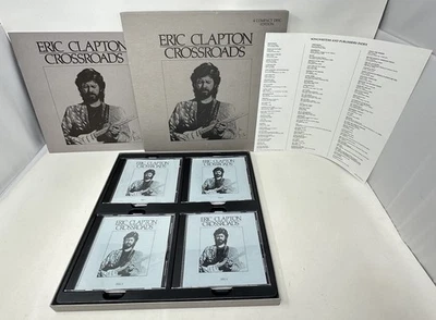 Eric Clapton Crossroads 1988 4 Compact Disc Edition CD Box Set With Booklet - Image 1 of 4