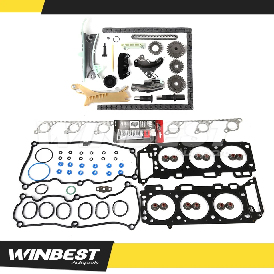 Juego de juntas de culata apto para Ford Mustang 2005-2010 base 4,0 L V6 kit de cadena de distribución Foto 1 de 4