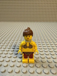 LEGO Star Wars Slave Princess Leia Minifigure sw0070 From Set 4480 Jabbas Palace - Picture 1 of 4
