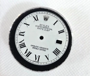 Rolex Datejust 36mm Buckley weiß schwarz römische Ziffern Zifferblatt (1) - Bild 1 von 3