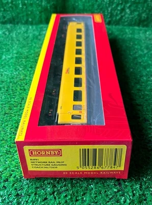 Hornby R4991 Network Rail Mk2F Structure Gauging Coach 72630 New - Image 1 of 3