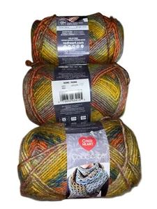 Hilo Red Heart COLORSCAPE ROMA E874 mostaza amarillo baya salvia verde azul 3 madejas - Imagen 1 de 1