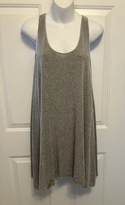 Women’s Aritzia Wilfred Free Sz Small Gray Knit Mini Dress Stretchy Lightweight - Image 1 of 4