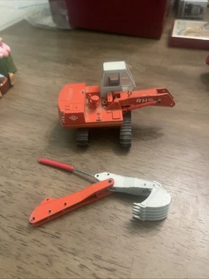 Raro MODELO Excavadora #277 Equipo de Construcción Modelo Diecast Juguete... Piezas O Foto 1 de 4