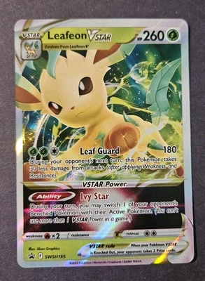 Leafeon VSTAR - SWSH195 Holo Promo SWSH: Sword & Shield Promo Cards NM - Image 1 of 2