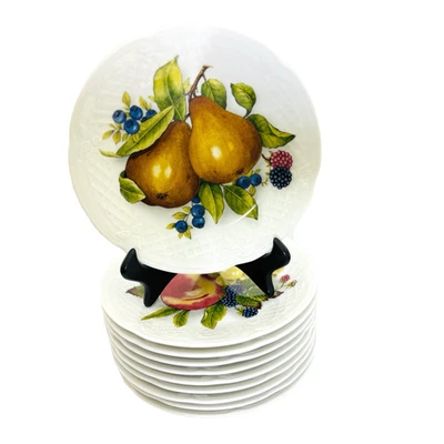 10- PHILIPPE DESHOULIERES LIMOGES FRANCE Porcelain Dessert Fruit Plates  5 3/4” - Image 1 of 4