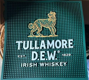 Tullamore Dew Irish Whiskey Service Bar Mat. 15 Inch. New - Picture 1 of 4