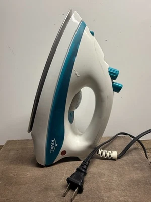 Rival Plug-In Vapor Eléctrico y Plancha Seca Modelo IR600 Blanco y Verde Azulado-Envío Rápido Foto 1 de 4