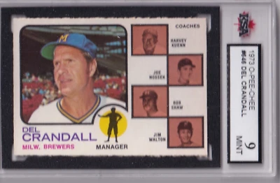 1973 O-Pee-Chee Baseball Del Crandall #646 KSA 9 - Image 1 of 2