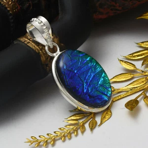 Australischer Triole Opal Edelstein 925 Sterling Silber Handgemacht Anhänger - Bild 1 von 6
