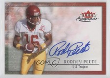 2012 Fleer Retro 2000 Autographics Rodney Peete #00AU-RP Auto