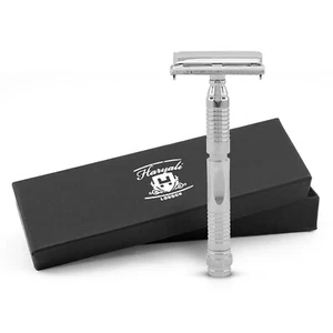 Maquinilla de afeitar Butterfly Safety para hombre y mujer de acero inoxidable antideslizante para hombre y mujer - Imagen 1 de 9