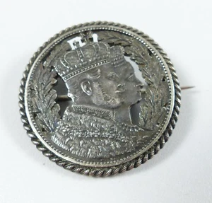 Preussen 1861 - Krönungsthaler Wilhelm als Brosche >>sehr schön<< (da5258) - Picture 1 of 2