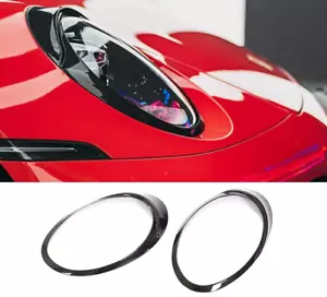 Passend für Porsche 911 992 Carrera 4 Turbo S GT echt Carbon Scheinwerfer Cover - Bild 1 von 5