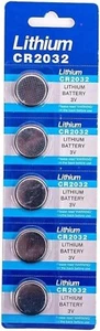 CR2032 Batteries Coin Cell Buttons Lithium 3v Toys Car Key Fob Pack of 2,3,5,10 - Picture 1 of 7