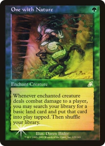 MTG FOIL One with Nature - Scourge #125 - Picture 1 of 1