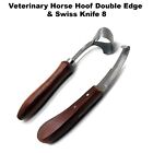 Veterinary Horse Hoof Double Edge & Swiss Knife 8