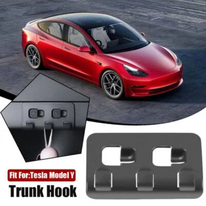 For Tesla Model Y Trunk Organizer Hook 2020-2024 Accessories Car Grocery - Picture 1 of 7