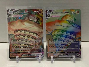 Pokémon - Chilling Reign - Sandaconda VMAX 090/198 + Rainbow 206/198 NM/MINT - Picture 1 of 2