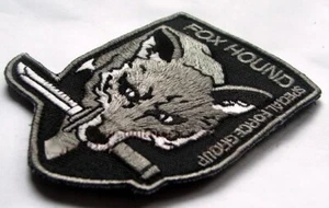 METAL GEAR SOLID MGS FoxHound Hoop&Loop Patch grau - Bild 1 von 4