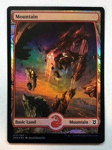 MTG Zendikar Rising Mountain (276) Foil NM/M - Picture 1 of 1