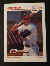 1991 Impel Line Drive Richmond Braves Kelly Mann #434