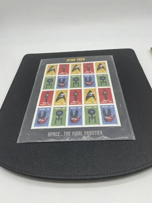 Star Trek Space - The Final Frontier Forever, Stamps Sheet Of 20 New Sealed 2015 - Image 1 of 4