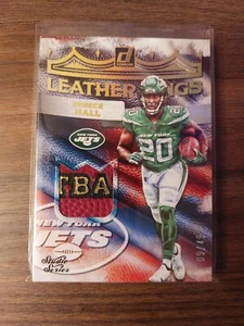 Breece Hall Jets 2022 Donruss Football Leather Kings Studio Series Patch /49 - Bild 1 von 3